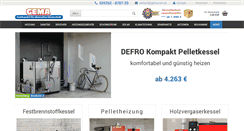 Desktop Screenshot of gemashop.de